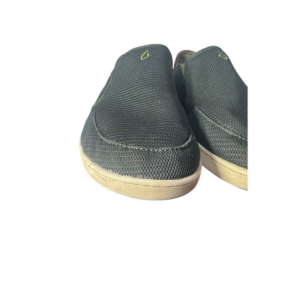 OluKai Nohea Mesh Loafers Men's Size 12 Slip On Casual Shoes Green Fast Shipping - Picture 4 of 16